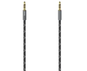 Hama 3.5 Mm Audio Cable 1.5 M - Metal Gold-Plated - 205130