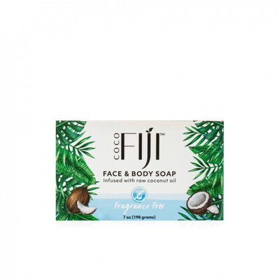 Face & Body Soap Infused With Raw Coconut Oil Fragrance Free