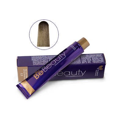 Be Beauty Professional, Hair Color 7.11, Intense Ash Blonde, 100 Ml